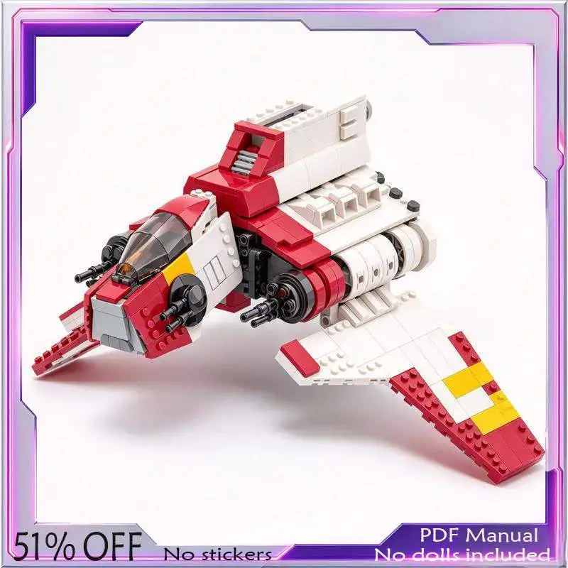 803PCS Sci Fi Transport Shuttle MOC Custom Building Blocks Space Ship Model DIY Assembly Galaxy Scene Display Toy Gift Decor