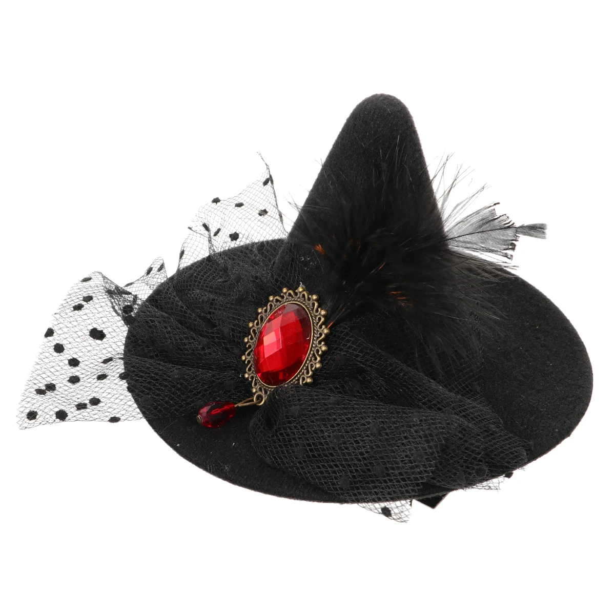 

Witch Hat Hair Clips for Women Girls Kids Durable Material Fine Workmanship Suitable Wedding Birthday Parties Halloween