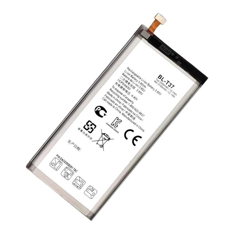 Batería nueva de alta calidad BLT37 BL-T37 de 3300mAh para LG V40 ThinQ Q710 Q8 versión 2018 Q815L BL T37, repuesto 2