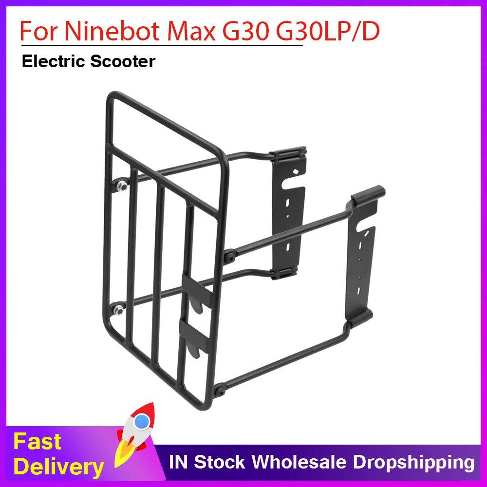 

Electric Scooter Folded Rear Rack Storage Shelf For Ninebot Max G30 G30LP/D Luggage Cargo Rack Thicken Solid Steel Carrier Rack