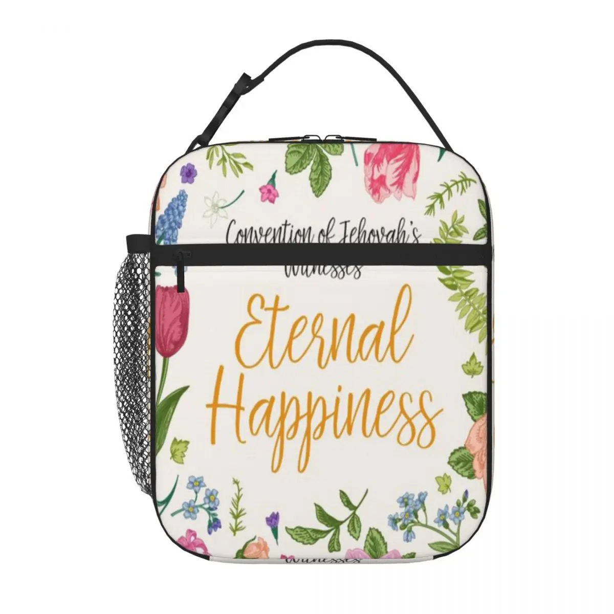 Bestselling Eternal Happiness (Design 2) Handheld Lunch Handbag Homemade Bento Office Lunch Bag