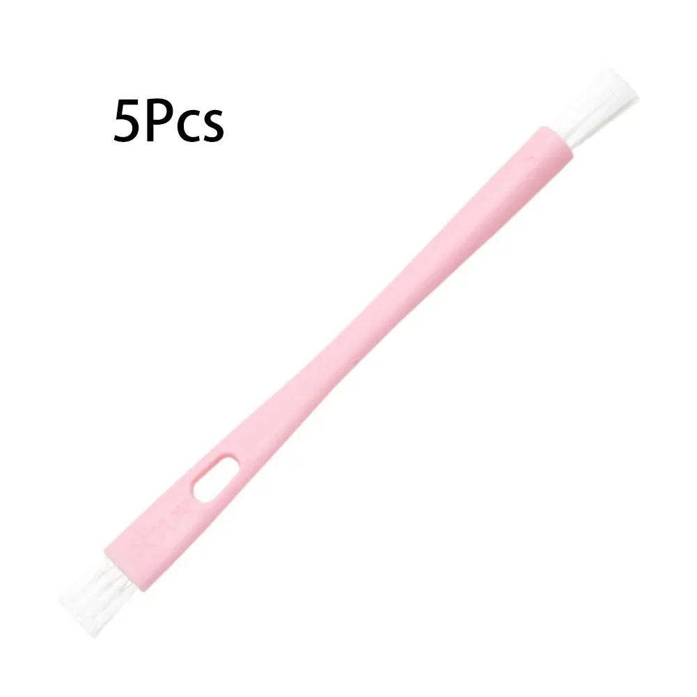 5pcs/set Dual End Cleaning Brush Humidifier  Eliminator Lamp Keypad Small Brush  High Quality Handle, New PP Material