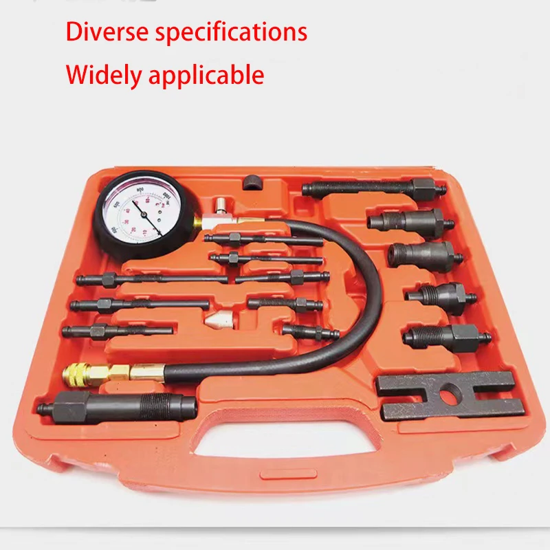 Professional Diesel Engine Cylinder Compression Tester Pressure Gauge Test Kit TU-15B Diesel Cylinder Pressure Detection Table