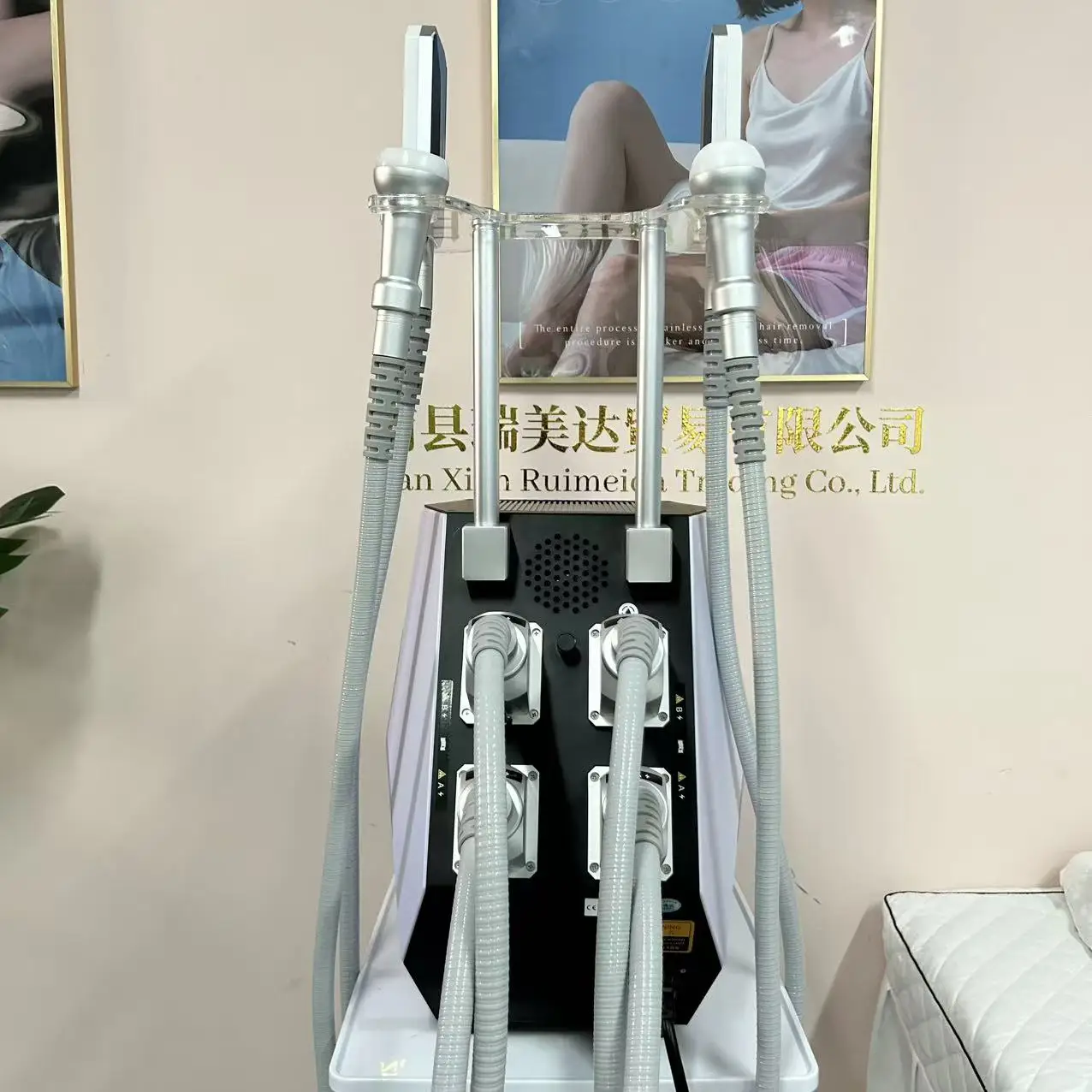 New Upgrade Cryoskin Slimming Toning Machine with 2 Round Heads and 2 Freezing Plates for Body Sculpting & Facial Rejuvenation - Image 4