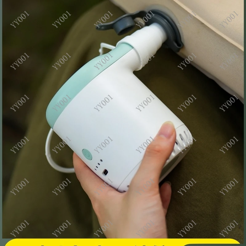 

Беспроводной портативный воздушный насос для кемпинга, надувных матрасов, плавательных кругов, домашнего использования