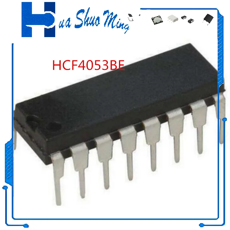 

10PCS/LOT HCF4053BE HCF4053 DIP16