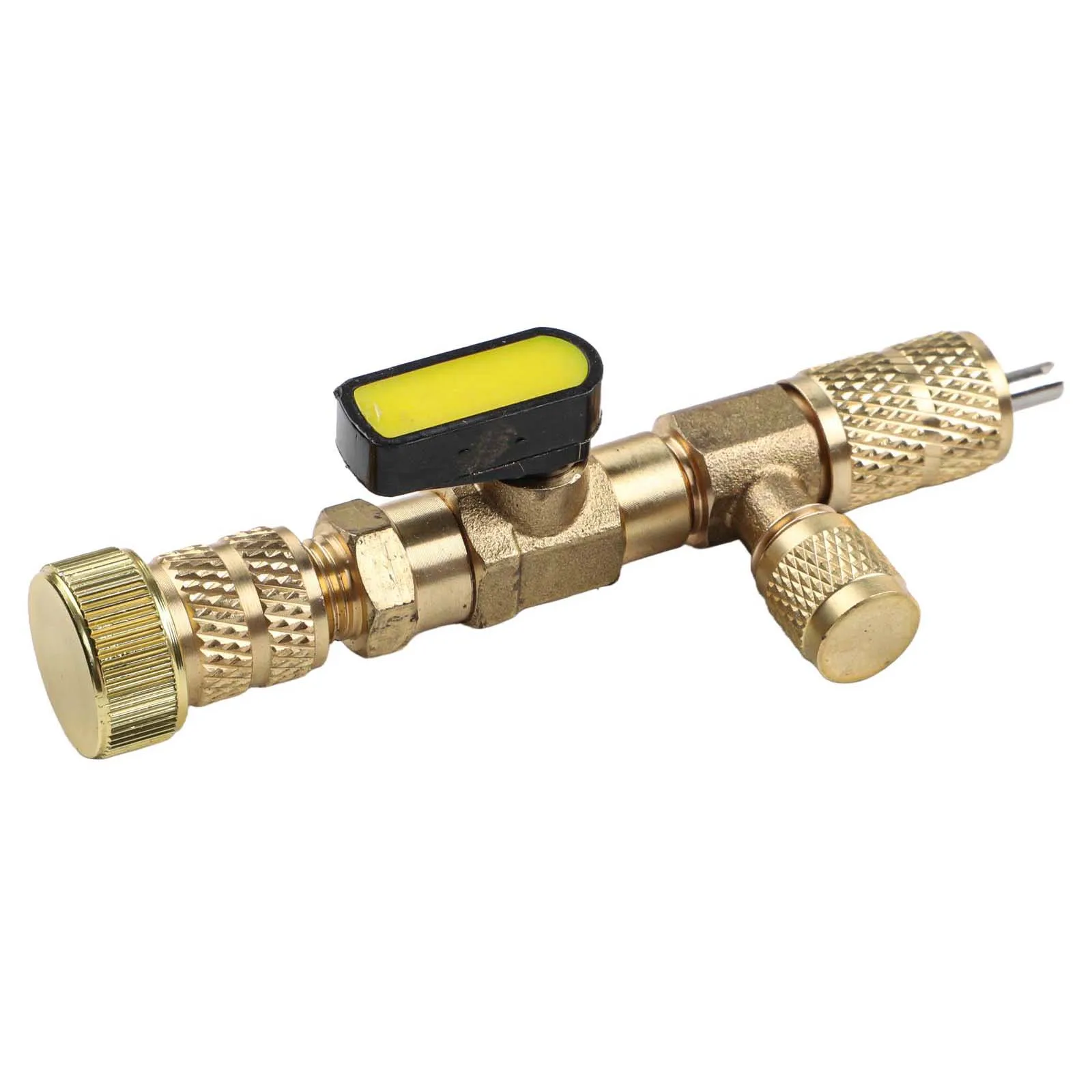 

Адаптер SAE 1 4. Съемник сердечника клапана. Латунная конструкция. Коррозионностойкие адаптеры двойного размера. Простая установка.