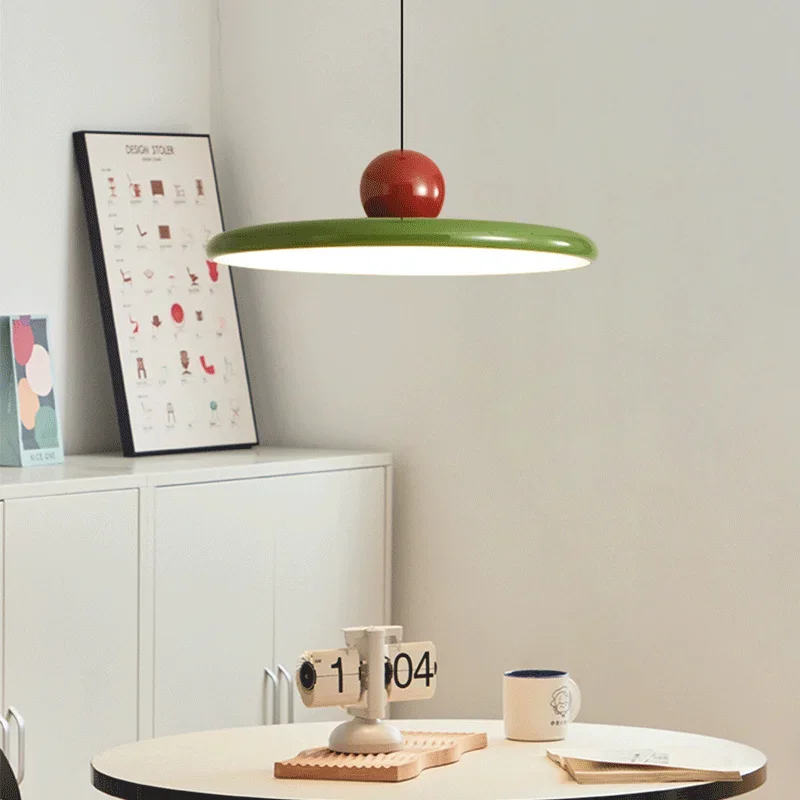 

Bauhaus Flying Saucer Restaurant Chandelier For Dining Room Creative Decoration Wall Decor Simple Bar Table Lantern Pendant Lamp