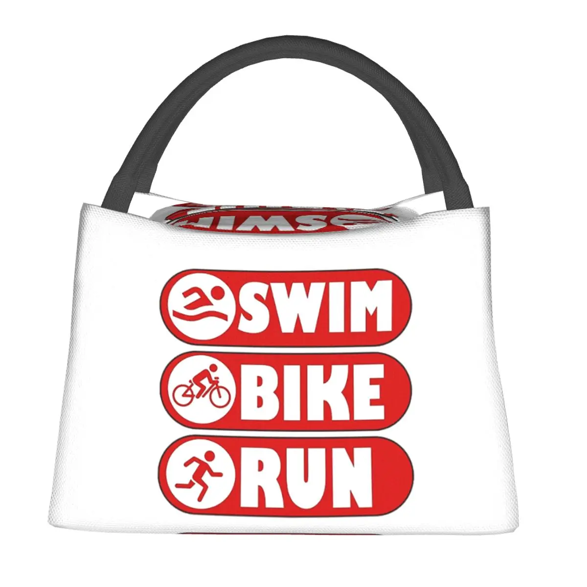 Triathlon Swimming Cycling Running Lunch Bags Insulated Bento Box Lunch Tote Picnic Bags Cooler Thermal Bag for Woman Kids Work