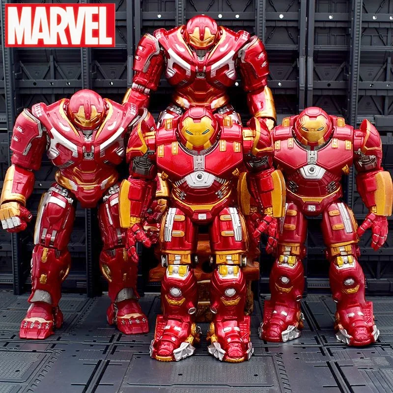 Marvel os vingadores figura de ação hulkbuster estátua coletar modelo pintura metálica estatueta decoração mesa brinquedos adultos presentes aniversário