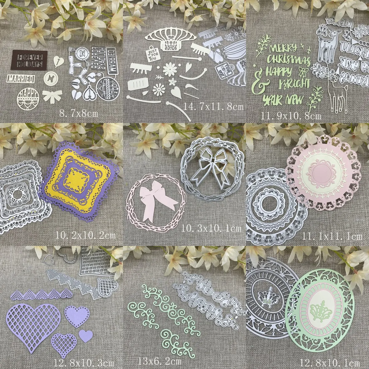 

Various frame series Metal Cutting Dies Stencils For DIY Scrapbooking Decorative Handcraft Die Cutting Template Mold