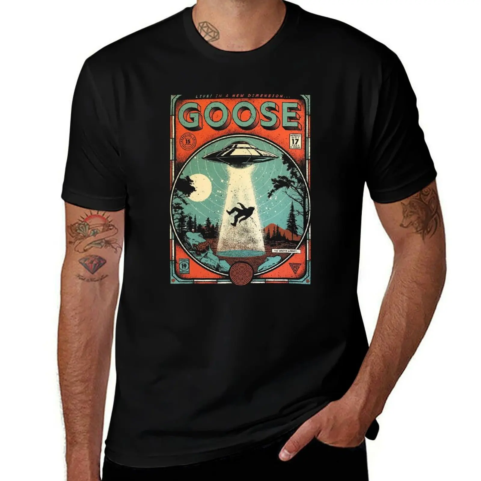 

GOOSE BAND T-Shirt anime t shirts oversize man t shirts high quality luxury brand cotton t shirt man T-shirt