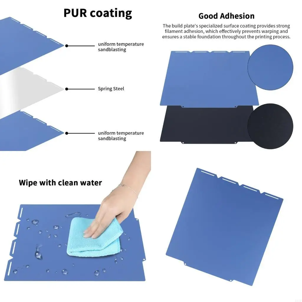 

896F Textured Build Plate Steel 3D Printer Accessoies Printing Board 3D Print