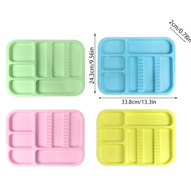 Dental Instruments Tray Plastic Pallets Medical Surgical Equipments Tool Medical Disinfection Box Sterilization Container