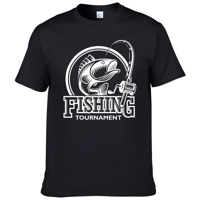 

2023 Summer Newest Outdoor Fishing Shirt Printed Fishing T-shirt For Men Short Sleeve Casual Shirt Top Tee F06