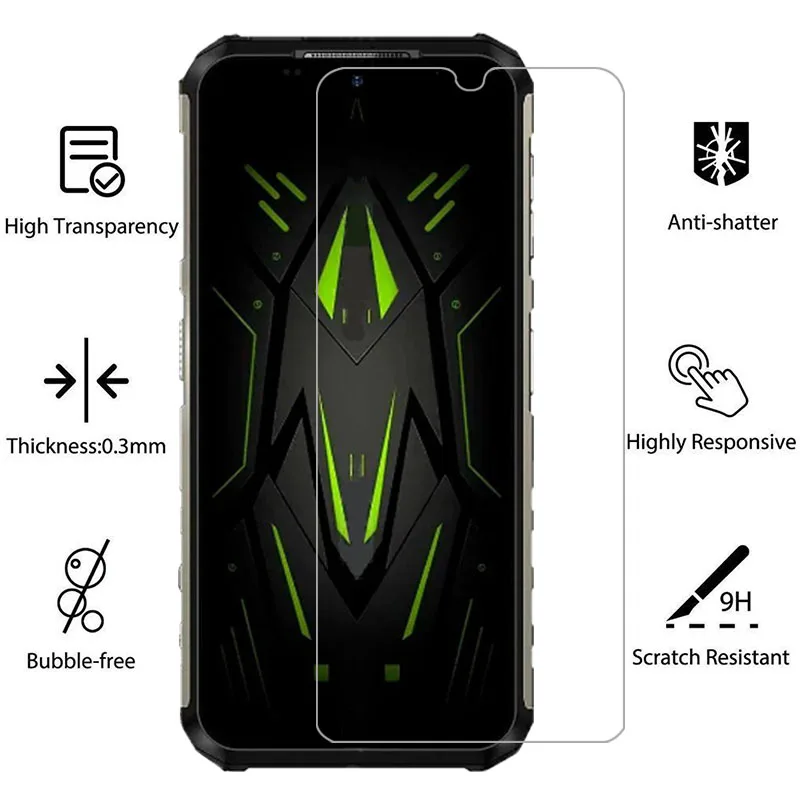 Protective Tempered Glass for Ulefone Armor 22 Screen Protector on Armor22 Phone Film Glas 9H