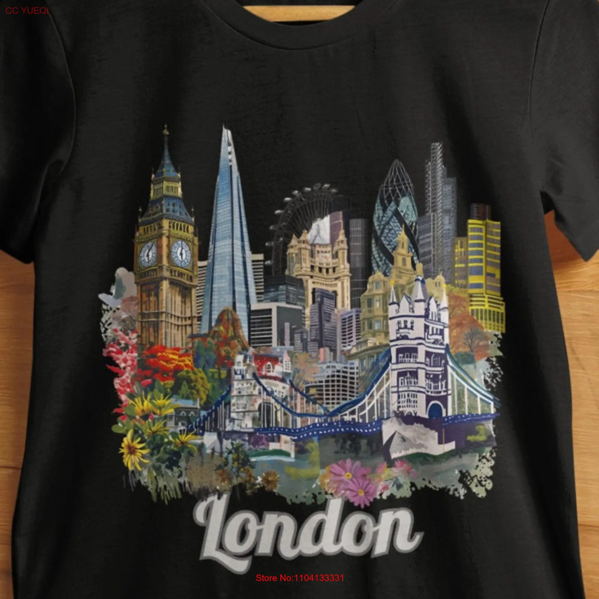 London T Shirt s For Him Her Friends Mum Dad long or short sleeves