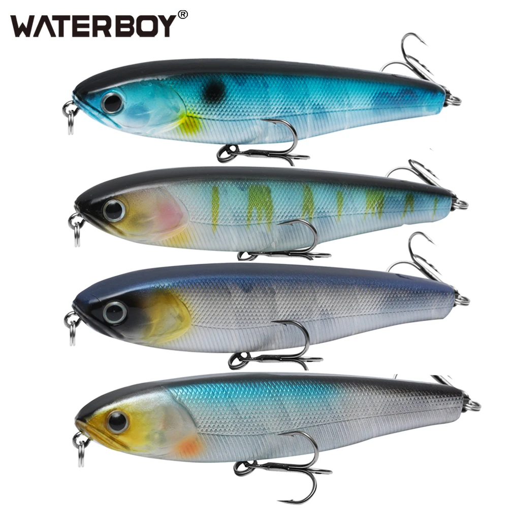 WATERBOY 8.5cm 9.5g 9.5cm 12.6g Pencil Fishing Bait Multi Colors Fish Lure Factory Wobbler Pesca Hard Artificial Lure StickBait
