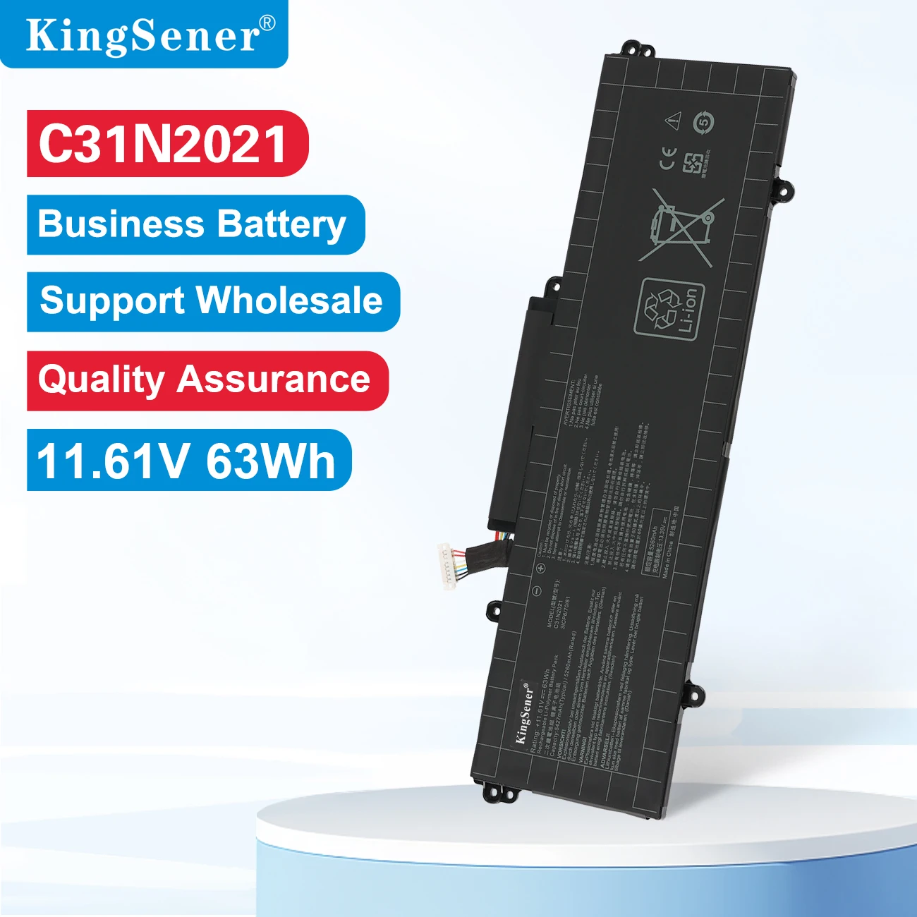 

KingSener C31N2021 Laptop Battery For ASUS ZenBook 14X OLED Flip OLED UM5401QA UX5401EA UP5401EA UX5400EA UM5401 UX5401 UX5400