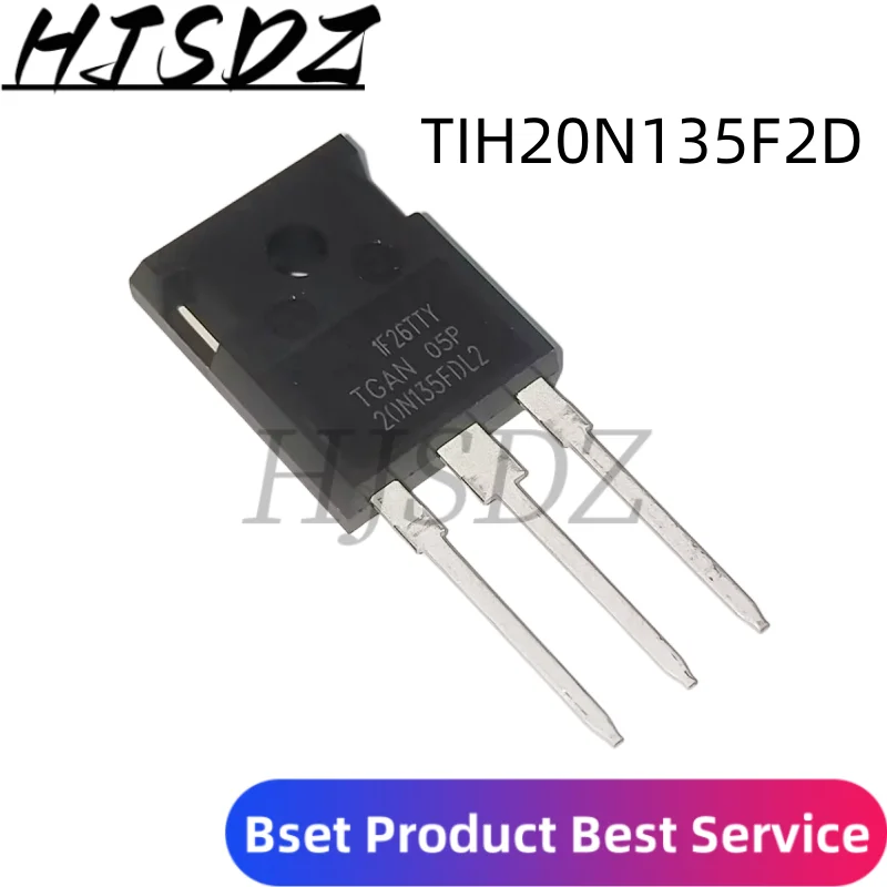 5PCS TIH20N135F2D IGBT Single Tube 40A1350V anti-parallel two-tube insult TO-3PH