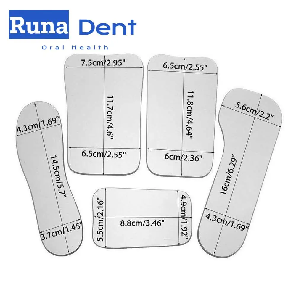 5 Pcs/set Dental Orthodontic Mirror Photography Double-Sided Mirrors Dentistry Material Reflector Intra Oral
