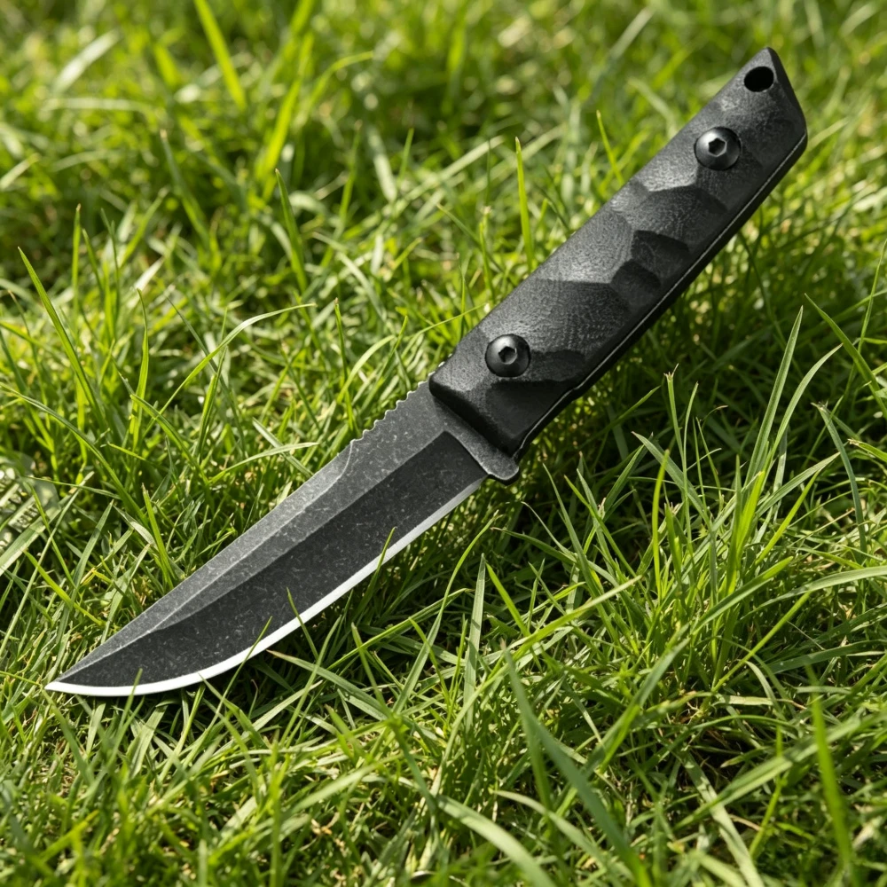 Durable Outdoor Camping Fixed Straight Knife G10 Ergonomic Handle with Kydex Sheath EDC Hunting Utility Knife