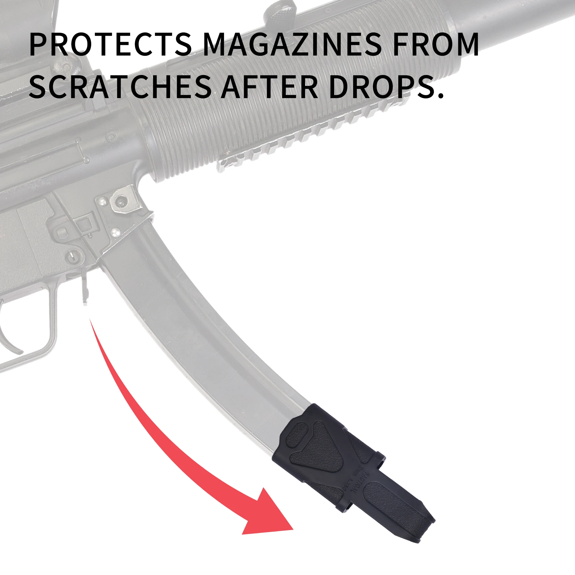 9mm Mag Assist Magazine Pull Protector, Compatible with 9mm Double Magazine (Pack of 3)