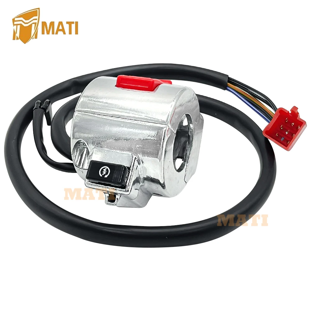 MATI Right Start Stop Kill pulsante interruttore di controllo per Honda VTX1300 VTX1300C/VTX1300R/VTX1300S/VTX1300T 2003-2009 muslimate