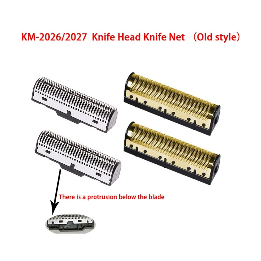 Replacement Blade for Kemei KM-1102/2026/2027/2028 Original Professional Blades Set Knife Head And Knife Net Shaving Accessories image 3
