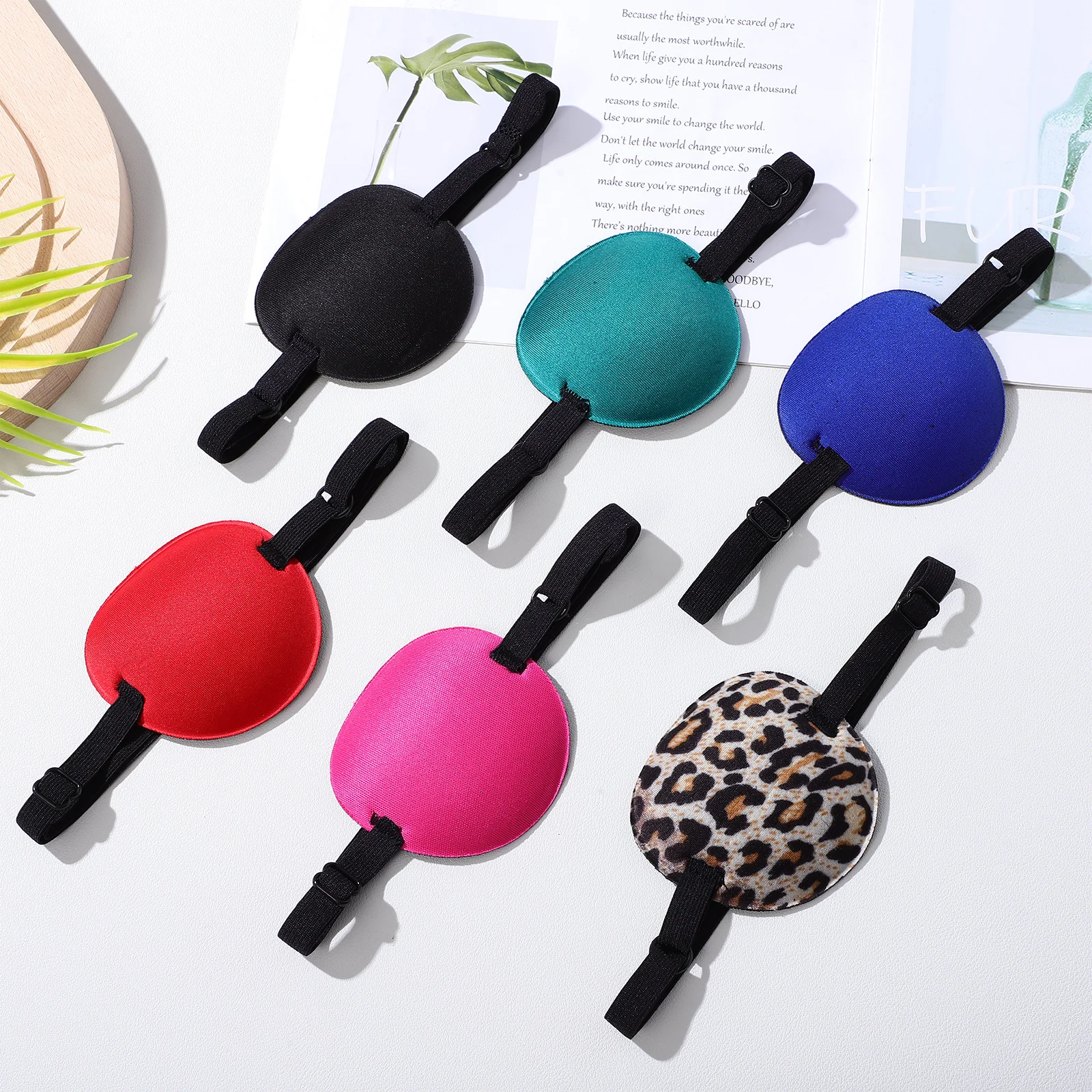 

6Pcs Soft Adjustable Single Eye Patches for Adult Left Right Eyes Amblyopia Training Medical Eye Mask Breathable Durable