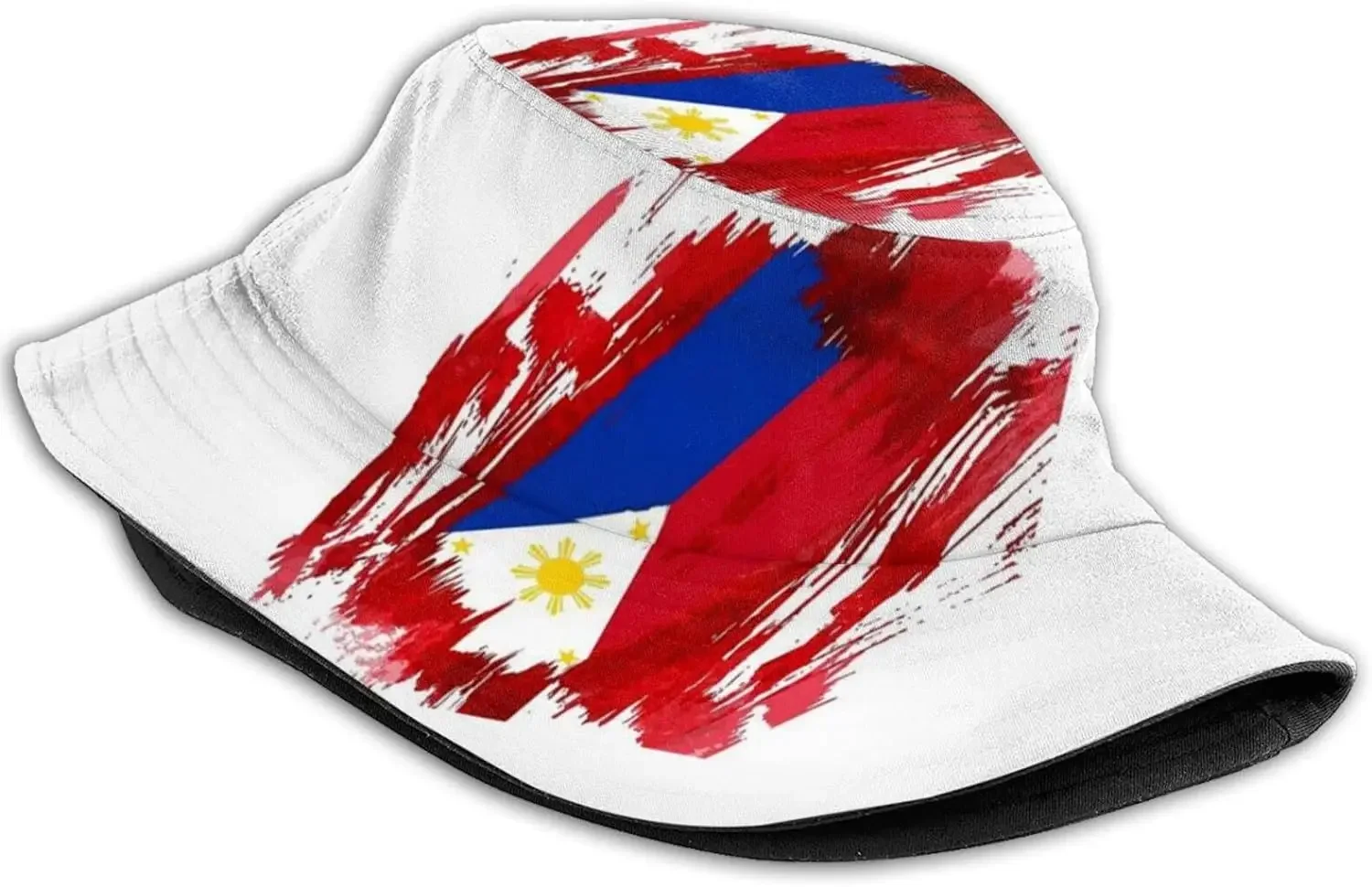 Philippines Flag Bucket Hat Filipino Hat Wide Brim Packet Fisherman Cap Travel Beach Sun Hat Outdoor for Women Men