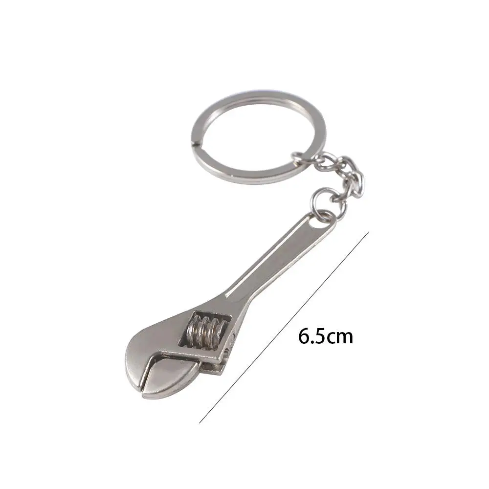 Metal For Men Mini Tools Bag KeyRing Key Holder Jewelry Gift Spanner Key Chain Car Key Ring Simulation Spanner Wrench Keychain
