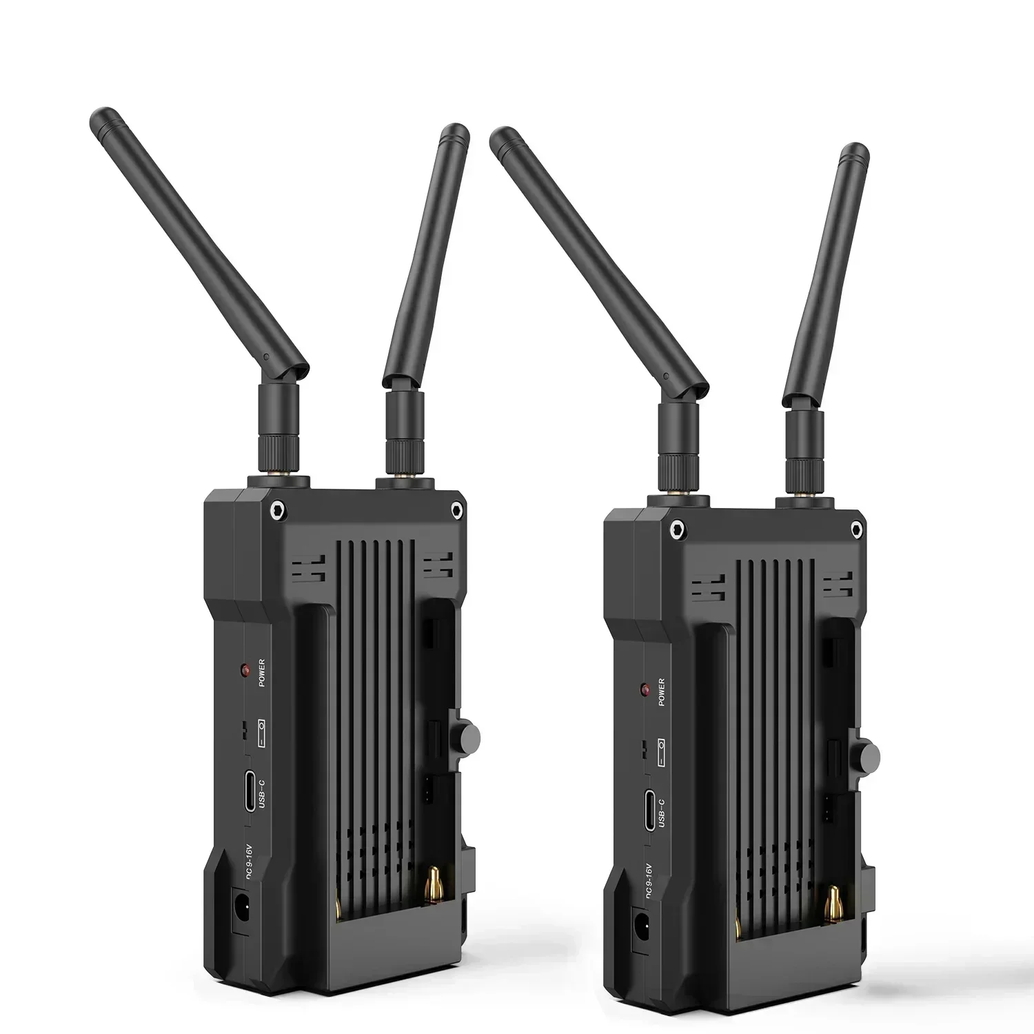 1080p Wireless HDMI Extender Video Transmitter Receiver with HDMI Loop, Dual Display Support Battery , Change Channel Frequency