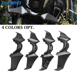 For Yamaha MT07 MT-07 SP MT 07 2021-2024 Front Spoiler Frontal Sport Naked Downforce Spoilers Winglet Deflector Beak Nose Cone