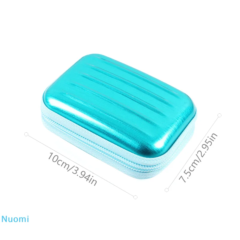 

【B】1PC Square Tinplate Coin Purse Portable Mini Storage Bag Travel Makeup Jewelry Storage Box Small Wallet