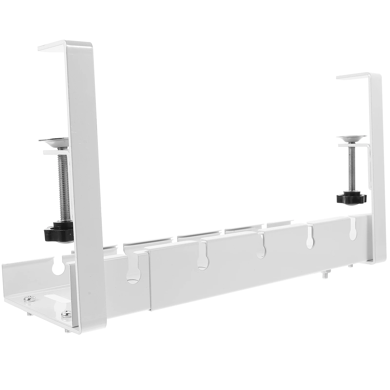 

Cable Management Tray Wire Organizer under Desk Electric Holders White Table Storing Cables Socket Keyboard Neatly
