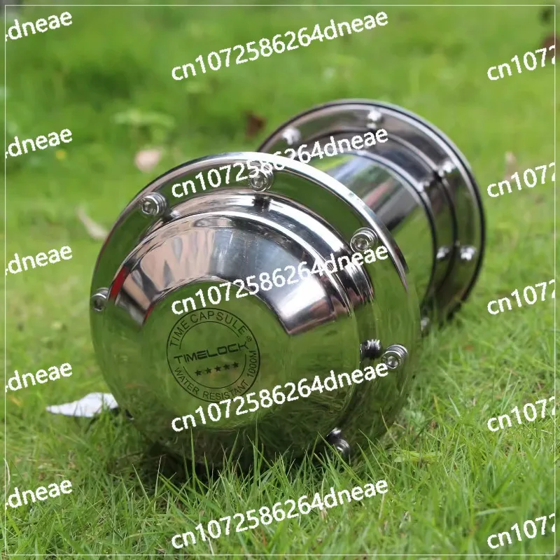 Stainless Steel Time Capsule for Celebration - Birthday Event Graduation Wedding Perfect Love Message Storage for Apartment