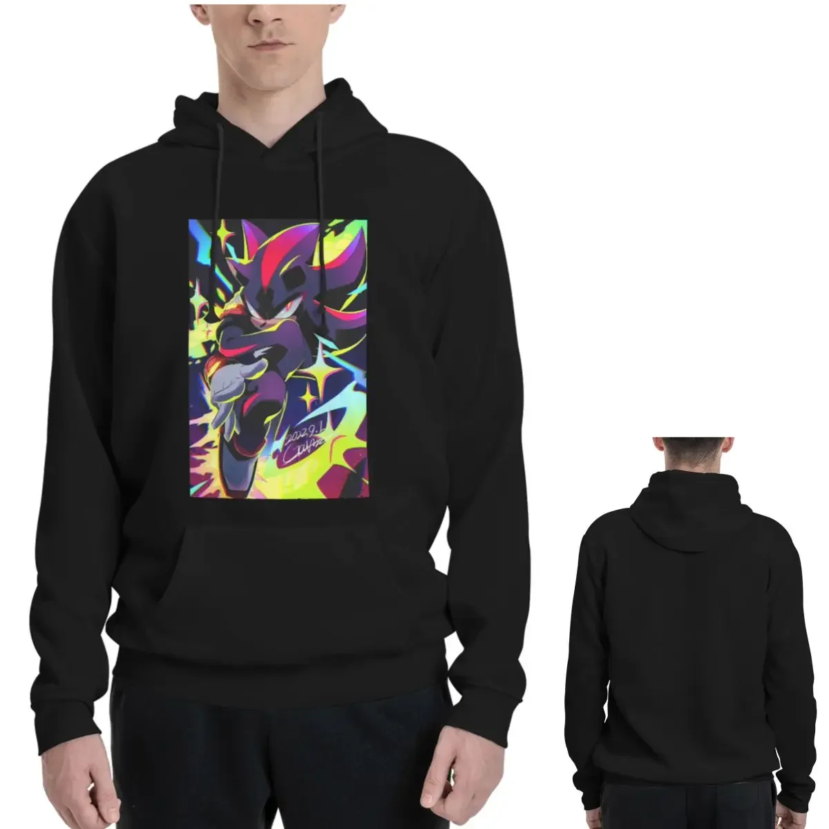 

Shadow The Hedgehog Sonic The Hedgehog Hoodies Men Women Casual Pullover Sweatshirt Harajuku Long Sleeve Hooded Autumn Winter
