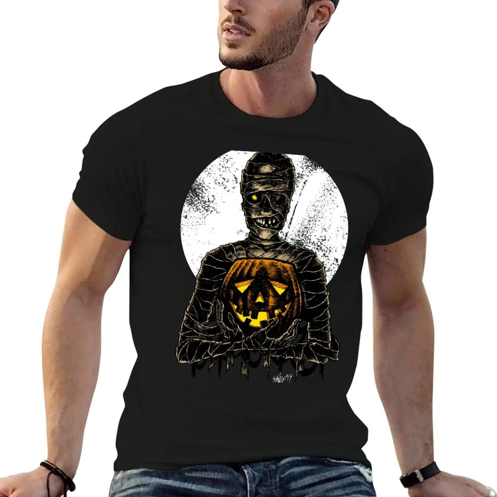

Monster Holiday: Mummy T-Shirt man t shirts for men casual man tshirt mens graphic t shirts T-Shirt