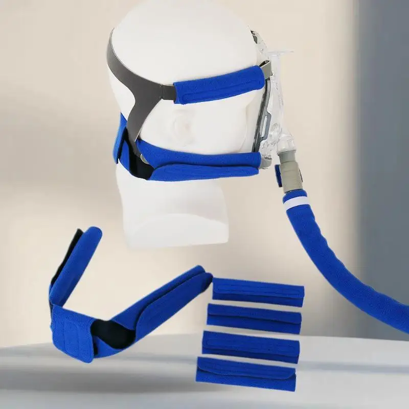 4 قطع من أغطية حزام CPAP، وسادات مريحة لحزام CPAP، وسادات وجه CPAP، لوازم مريحة، غطاء قناع، وسادات عالمية وقابلة لإعادة الاستخدام #6