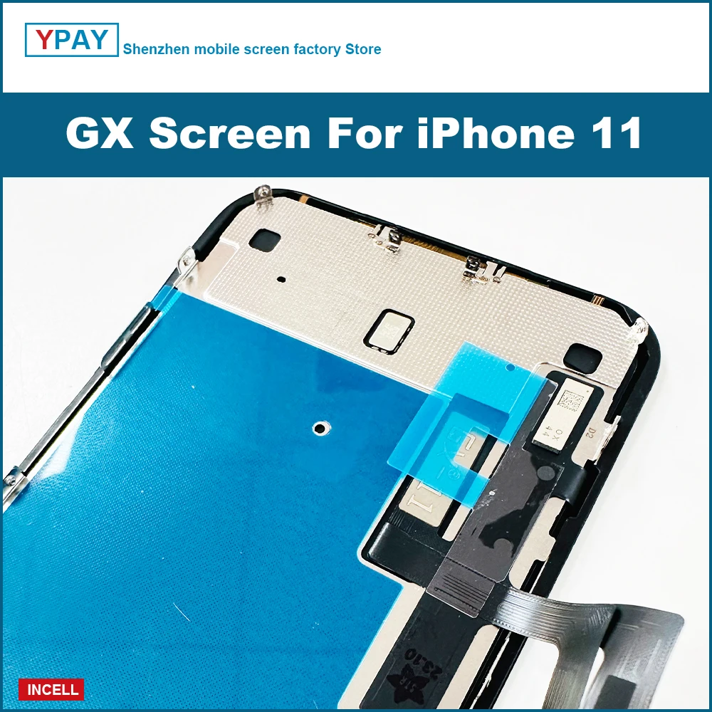 GX Screen For iPhone 11 LCD Display Touch Screen Digitizer Assembly Tested No Dead Pixel Replacement LCDs Support True Tone