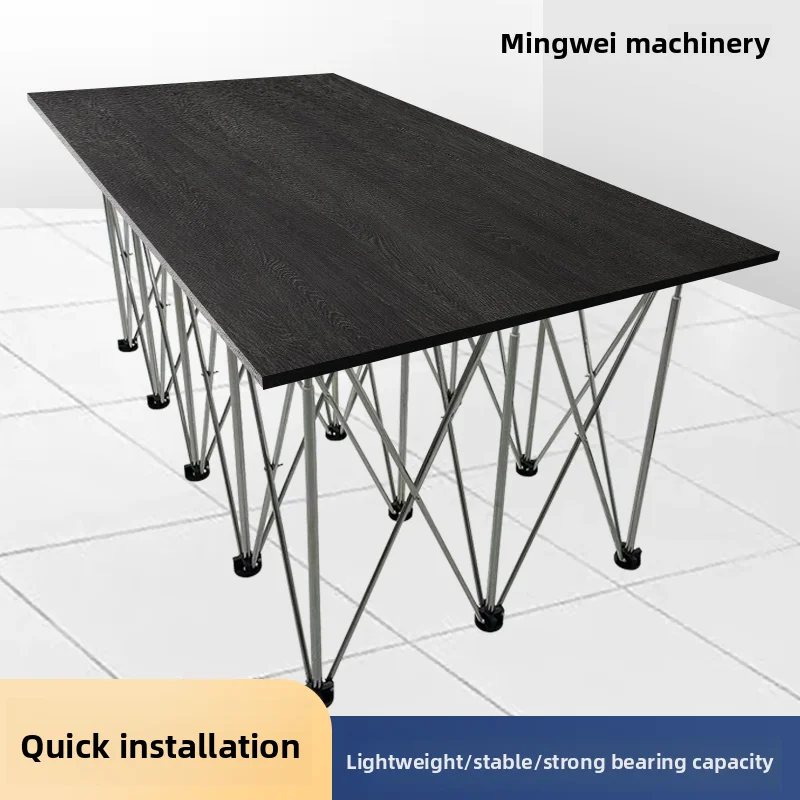 Stainless Alloy Workbench For Stone Slab Wood Glass Tile Bracket Table Woodworking Table 15Legs Spider Leg Telescopic Table