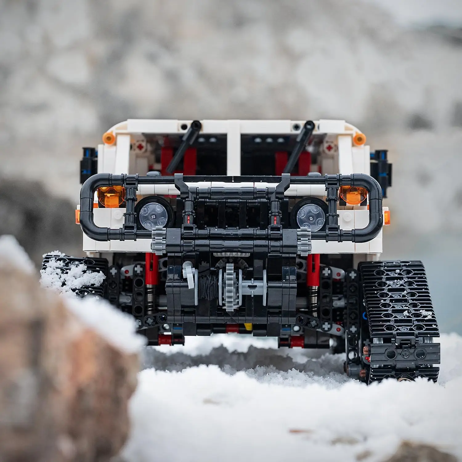 UNCLE BRICK Technical Off-Road Remote Control Car Building Blocks,1:8 MOC Remote Control Car Building Blocks,with Technical Moto
