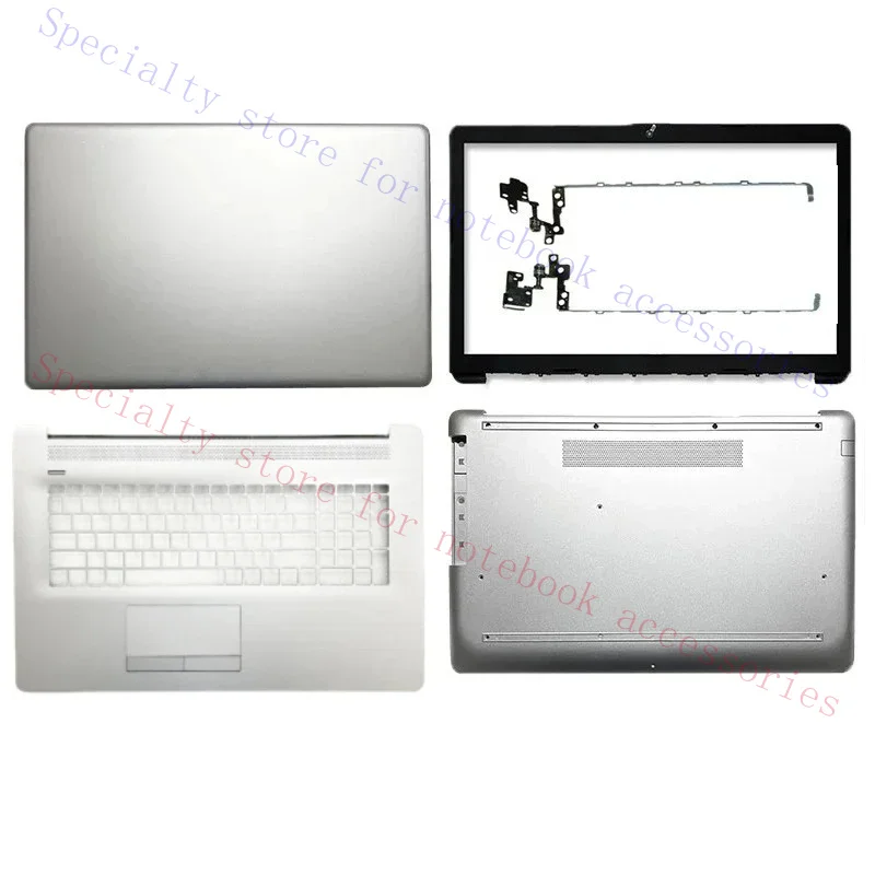 New For HP Probook 470 G7 Laptop LCD Back Cover Lid Screen Top Case Front Bezel Palmrest Upper Keyboard Bottom Base Case Silver