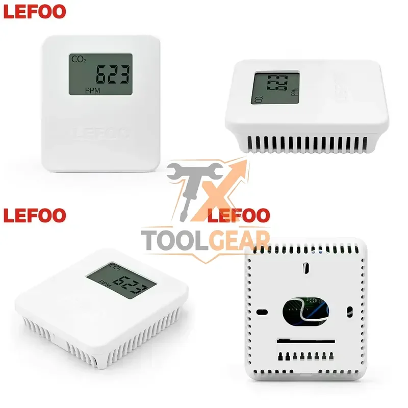 2026hotsale* LEFOO Industrial Carbon Dioxide Transmitter Co2 Detector High Accuracy NDIR Sensor 10-30VDC IP30 ROHS/EU CE