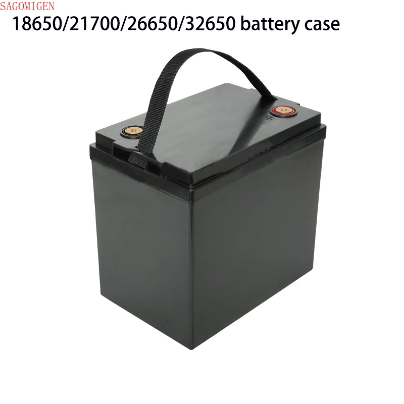 18650/21700/26650/32650 Lithium Battery case 12V 40Ah 50Ah 80Ah 90Ah 105Ah Lifepo4 Battery Storage Box Plastic Waterproof Shell