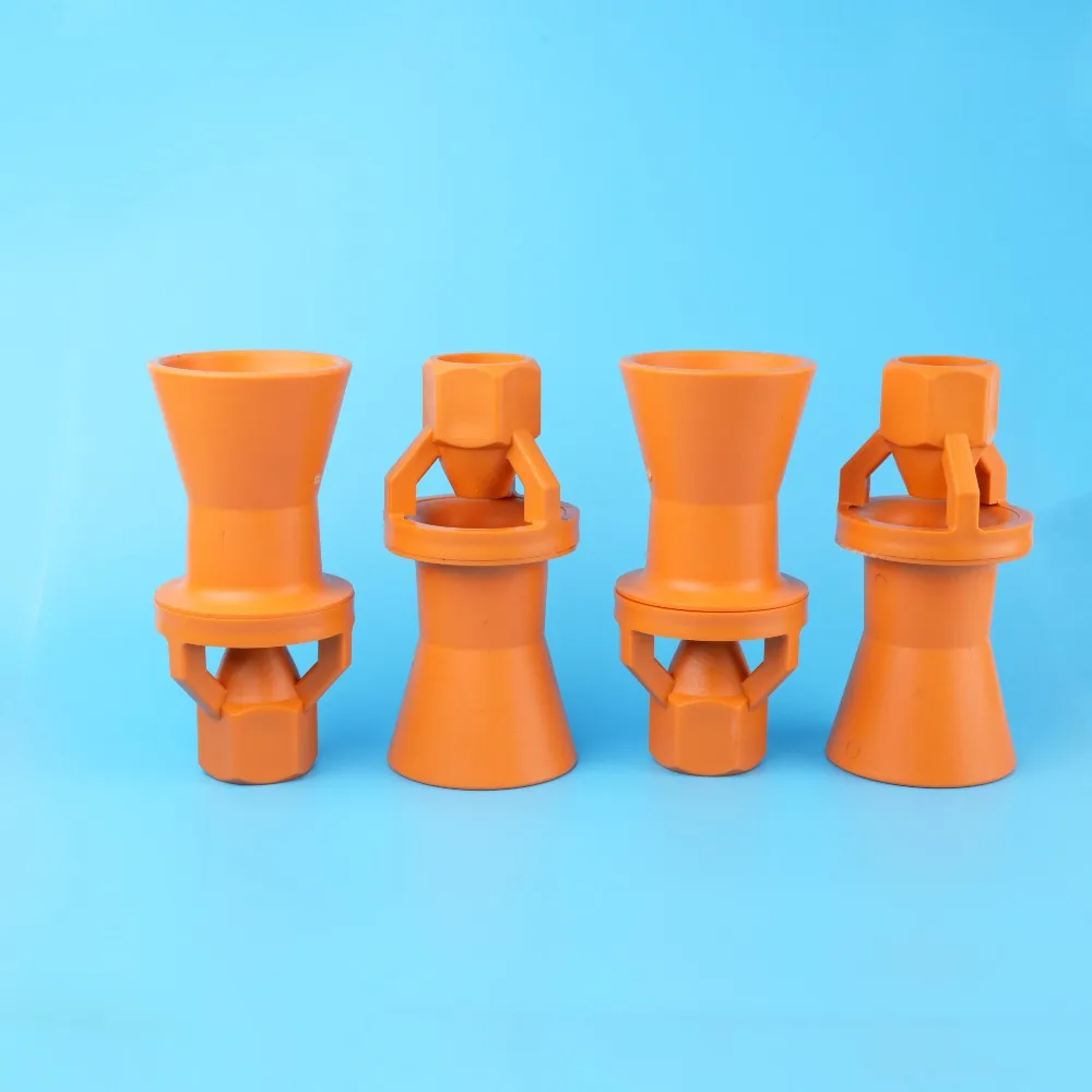 Plastic Venturi Mixing Nozzle Adjustable Swirl Jet Nozzle Industrial Liquid Mixing Spray Nozzle For Tank Washing