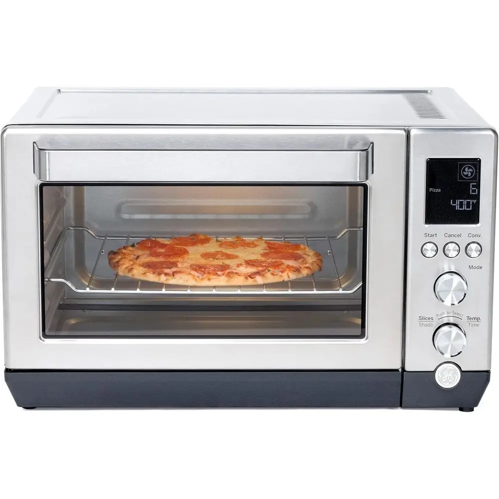 

Convection Toaster Oven with 7 Cooking Functions and Accessories, 1500W Stainless Steel Countertop Kitchen Appliance
