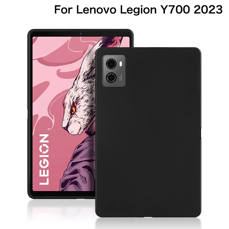 Soft Silicone Shell For Lenovo Legion Y700 2023 2nd Gen 8.8 TB-320FU Flexible Tablet Case Bumper Black Back Cover