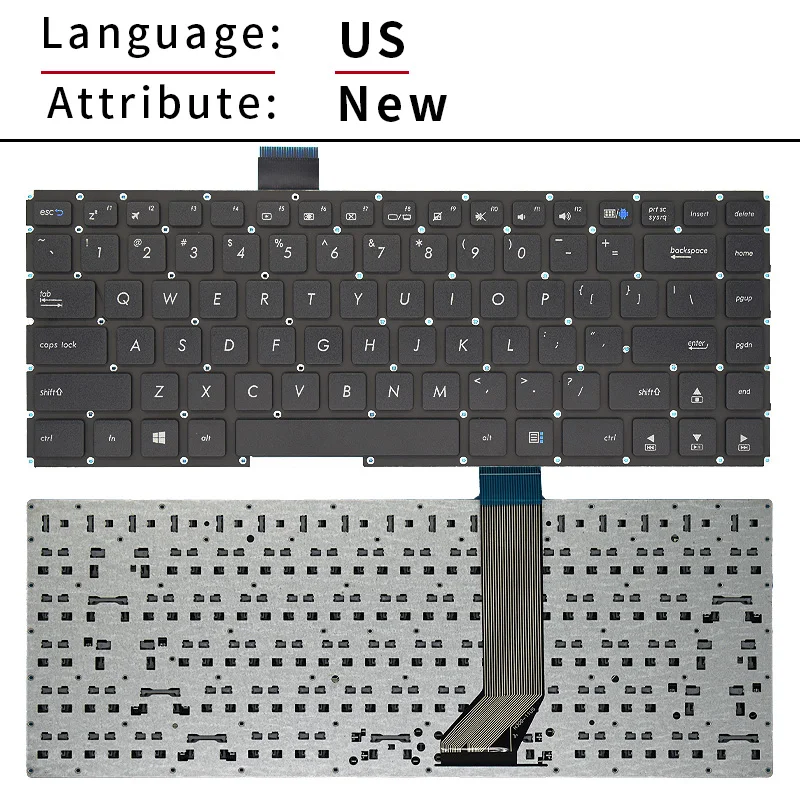 RU Schwarz Neue Laptop-Tastatur FÜR ASUS S451 s451Lb S451L S451E X402C S400CB S400C X402 S400 F402C S400 S400CA x402CA Russisch